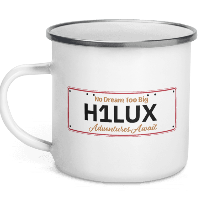 Personalised Plate Camping Mug