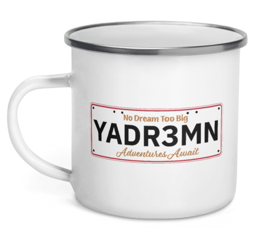 Personalised Plate Camping Mug