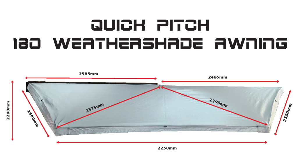 Quick Pitch Weathershade 180 Degree Awning - image 8