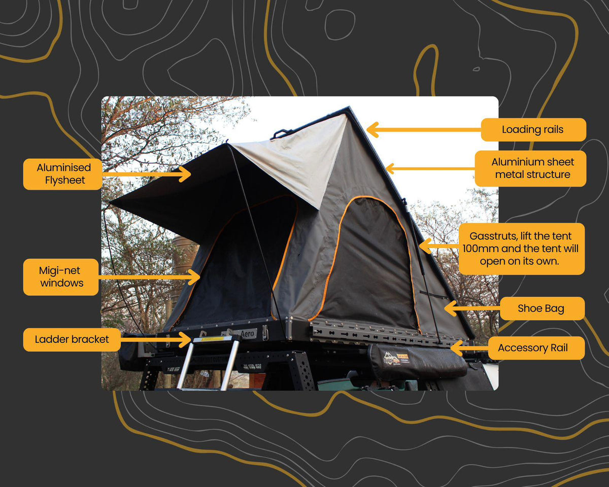 Quick Pitch Aero Gen 2 Hard Shell Roof Tent - image 5