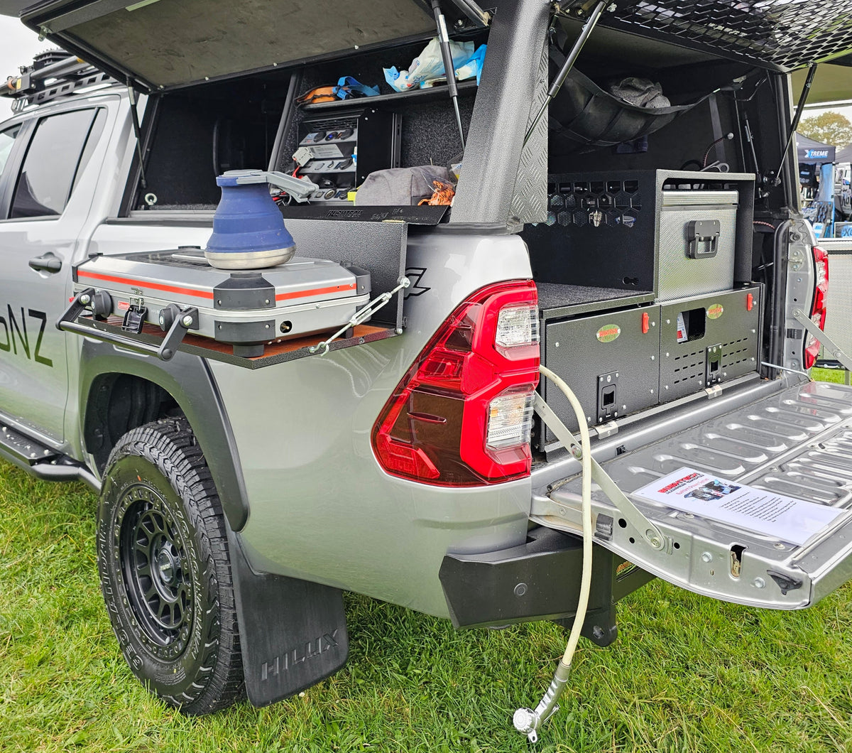 Bushtech Drop Down Table with Heavy Duty Canvas Bag - image 1