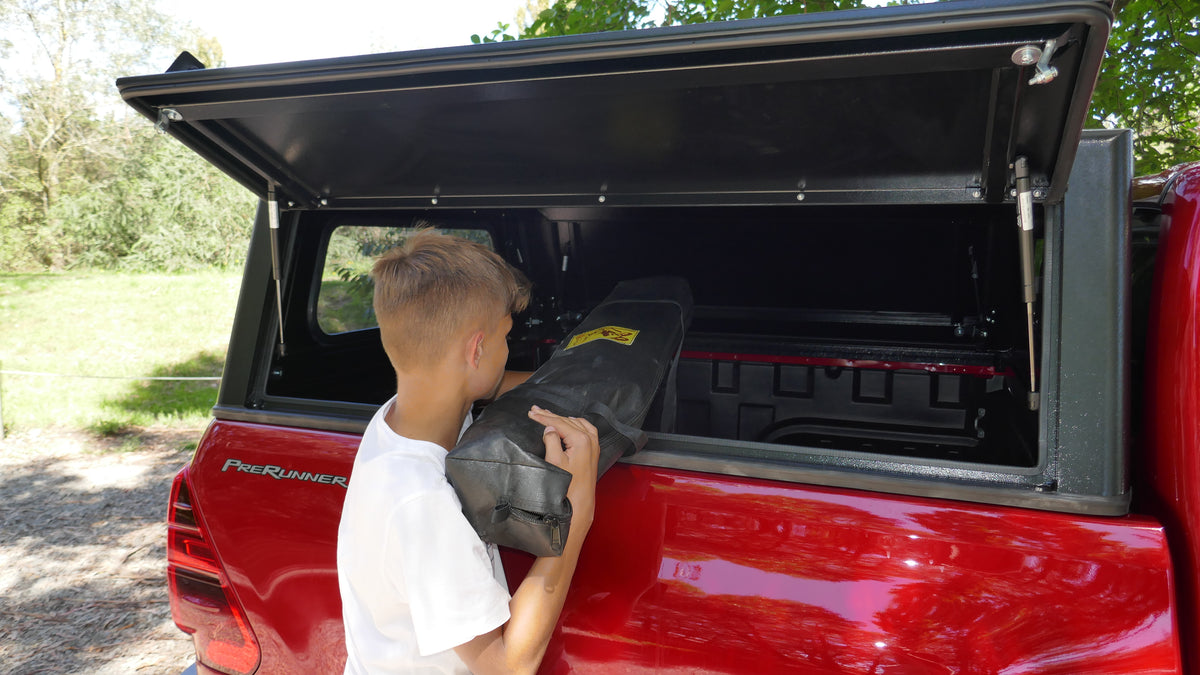 Bushtech Aluminium Canopy for Toyota Hilux SR5, Black - 2004 to 2015 - image 9