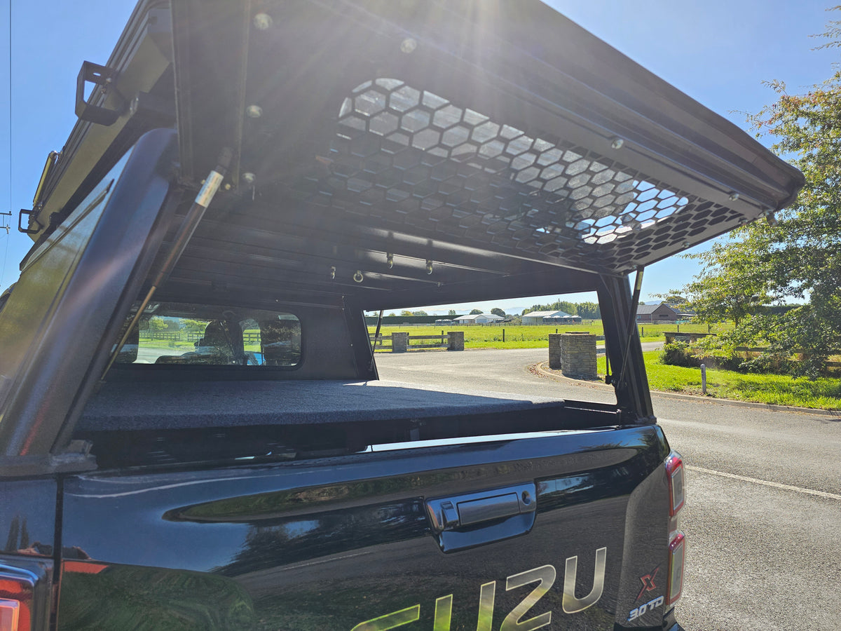 Bushtech Aluminium Canopy for Isuzu Dmax 2019 to Present. Black - image 10