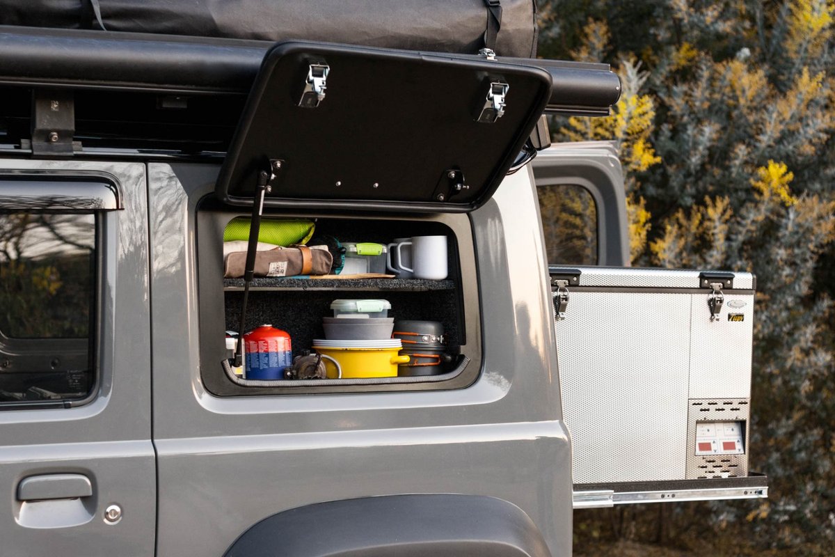 Bushtech Gullwing Window Replacement for Suzuki Jimny incl Cupboard - image 2