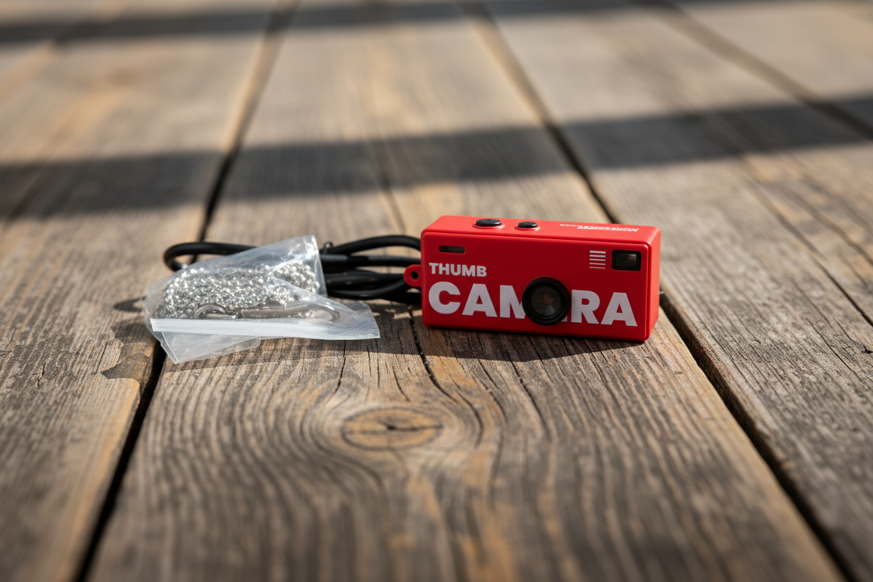 Mini Retro Keychain Camera