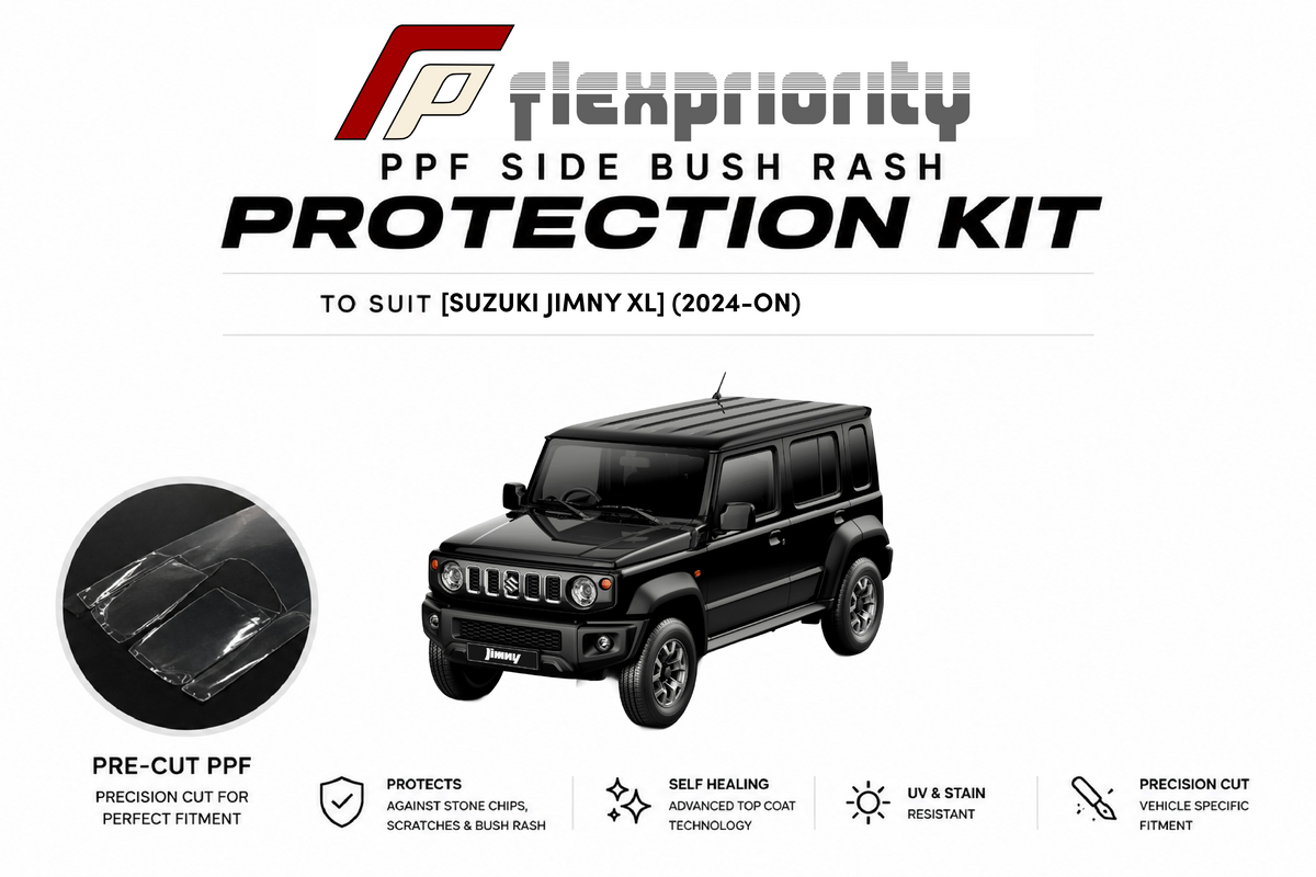 Pre Cut PPF Side Bush Rash Protection Kit |  Suzuki Jimny 5 Door XL - (2024 - Current) |Premium 8 Year Film
