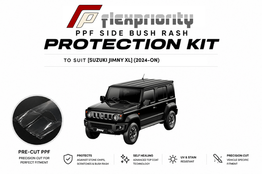 Pre Cut PPF Side Bush Rash Protection Kit |  Suzuki Jimny 5 Door XL - (2024 - Current) |Premium 8 Year Film