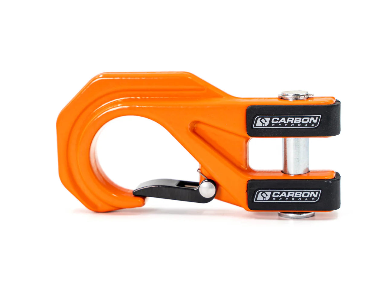 Orange winch hook