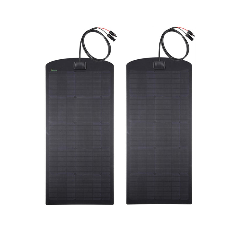Nissan Patrol Y60 (1993-2001) Lensun 110W Hood Flexible Solar Panel-2