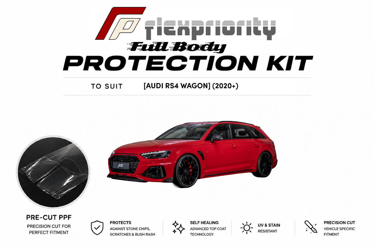 Pre Cut PPF Full Protection Kit | Audi RS4 2020+ |Premium 8 Year Film