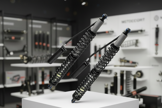 10" Coil Over Set - (Pair) Remote Reservoir Comp Adjustable